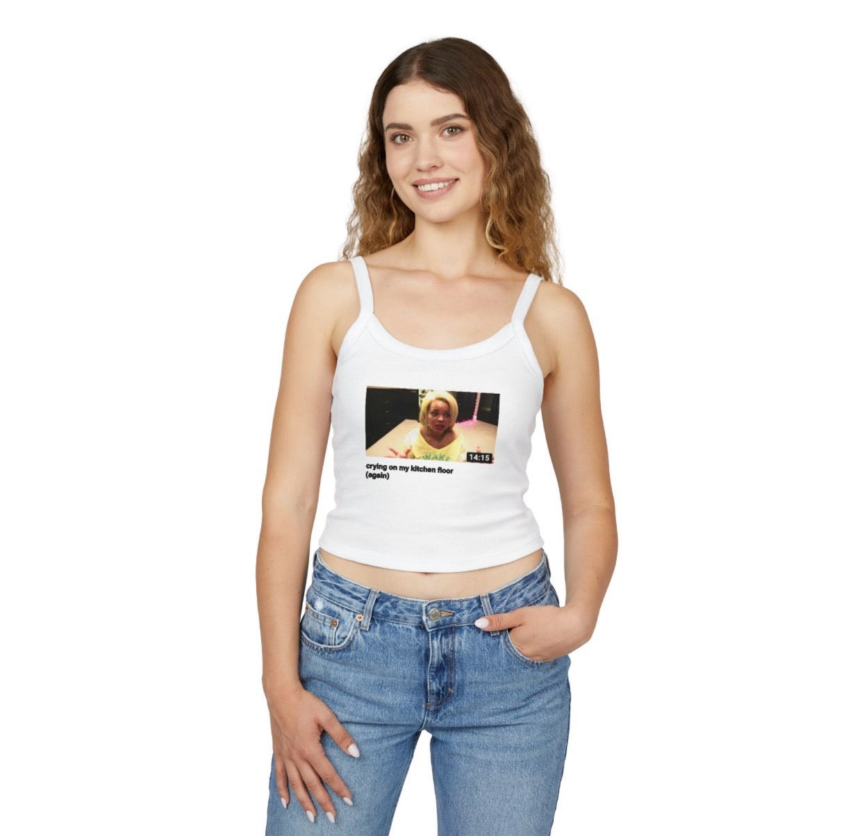 Trisha Crying On The Kitchen Floor (Again) Cami Tank Top