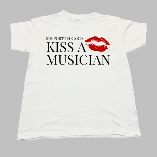 Support The Arts Kiss A Musician Baby Tee