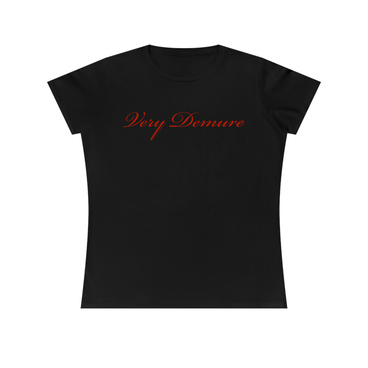 Very Demure Women's Fitted Tee